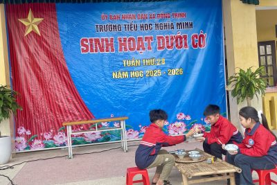 TRƯỜNG TIỂU HỌC NGHĨA MINH: LAN TỎA THÔNG ĐIỆP “GIA ĐÌNH HẠNH PHÚC” QUA HOẠT ĐỘNG TRẢI NGHIỆM