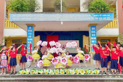 MỘT MÙA KHAI TRƯỜNG MỚI – MỘT HÀNH TRÌNH MỚI  TẠI PHÂN HIỆU NGHĨA MINH – TRƯỜNG TIỂU HỌC ĐỒNG THỊNH